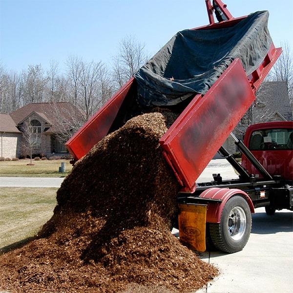 we offer a variety of mulch options for mulch delivery​, including shredded hardwood, cedar, and pine mulch